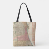 Tote Bag Carte du guide de Blanchard de Chicago 2 (Dos)