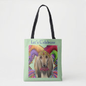 TOTE BAG CARTE DU LÈVRIER AFGHAN (Devant)