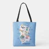 Tote Bag Carte du livre de Metropolis (Dos)