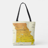 Tote Bag Carte Du Missouri (Dos)