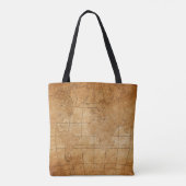 Tote Bag carte du monde (Dos)