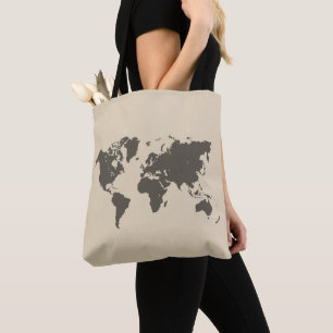 Tote Bag Carte du monde