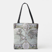 Tote Bag Carte du monde (Dos)