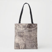 Tote Bag Carte du monde | 1507 (Devant)