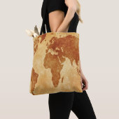 Tote Bag Carte du monde antique (De près)
