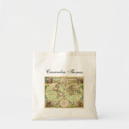 Tote Bag Carte du monde antique #4 (Devant)