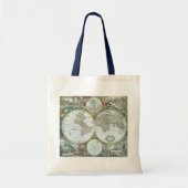 Tote Bag Carte du monde antique du 17ème siècle, Frederick (Devant)