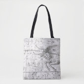 Tote Bag Carte du plat XIV de constellations (Devant)