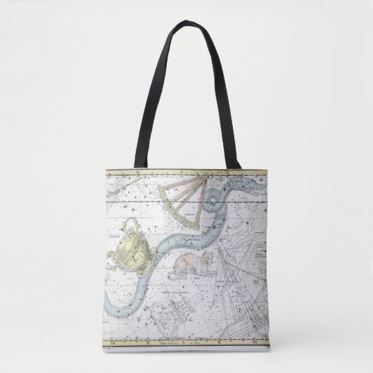 Tote Bag Carte du plat XXVI de constellations (Devant)