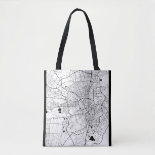 Tote Bag Carte d'Ürümqi Chine