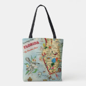 Tote Bag Carte Floride (Dos)