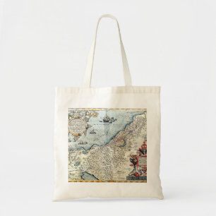 Tote Bag Carte illustrée vintage de la Palestine