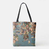 Tote Bag Carte imagée du monde (Dos)