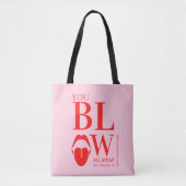Tote Bag Carte Jour des Valentines Rouge Rose (Devant)