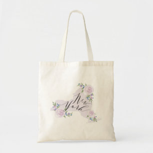 Tote Bag Carte Lavender NY