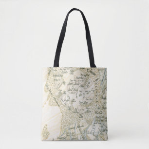 Tote Bag Carte marquée de Trino