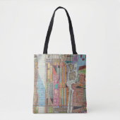 Tote Bag Carte moderne de New York III (Devant)