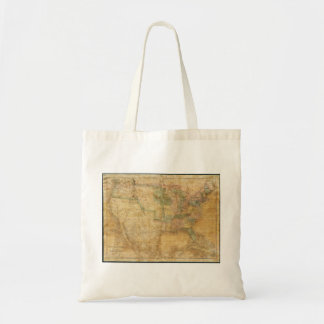 Tote Bag Carte murale 1839 de David H. Burr des Etats-Unis