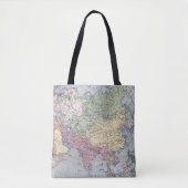 Tote Bag Carte politique | Asie (Devant)