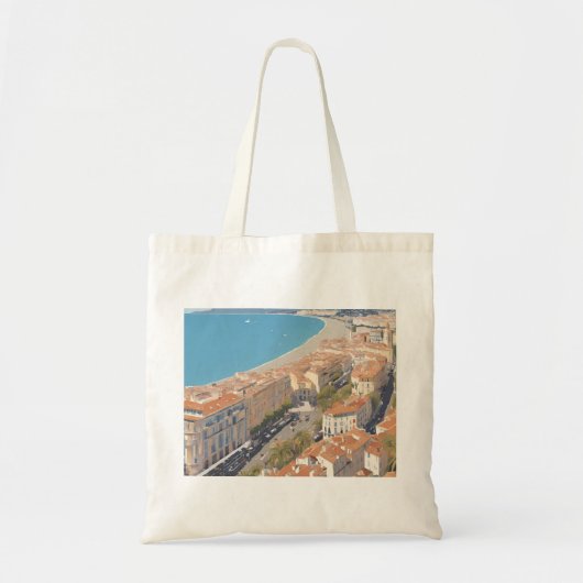 Tote Bag Carte postale de Nice France (Devant)