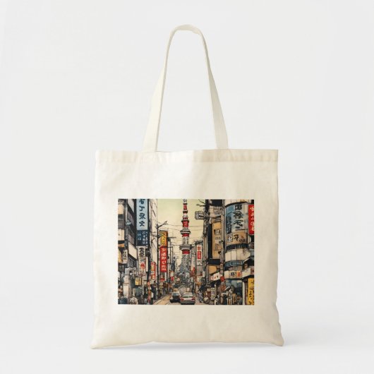 Tote Bag Carte postale de Tokyo (2) (Devant)