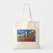Tote Bag Carte postale Long Beach California CA (Devant)
