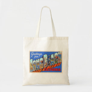 Tote Bag Carte postale Long Beach California CA