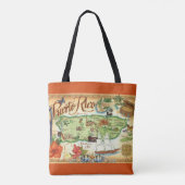 Tote Bag Carte postale Porto Rico Shoulder Fourre-tout (Dos)