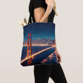 Tote Bag Carte postale San Francisco Golden Gate Bridge (De près)