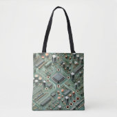 Tote Bag Carte réseau (Devant)