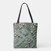 Tote Bag Carte réseau (Dos)