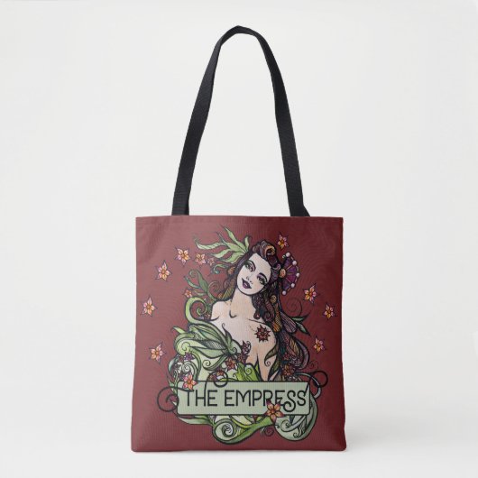 Tote Bag Carte Tarot Empress (Devant)