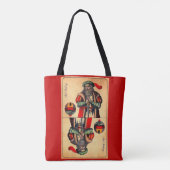 Tote Bag carte tarot n° 2 du 19e siècle (Dos)