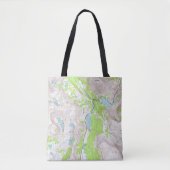 Tote Bag Carte topographique (Devant)
