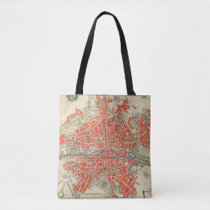 Tote Bag Carte Vintage de Paris France (1721-1774)