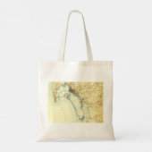 Tote Bag Carte Vintage San Diego (Dos)