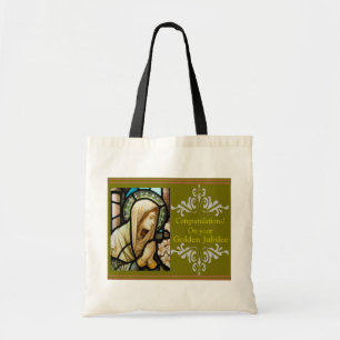 Tote Bag Cartes catholiques et cadeaux "de jubilé d'or" de