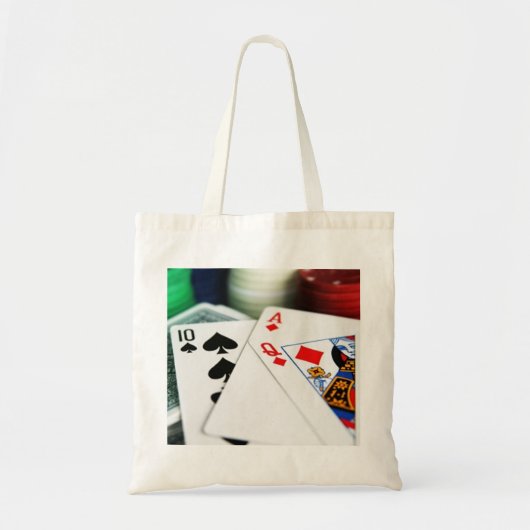 Tote Bag Cartes de poker (Devant)