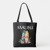 Tote Bag Cartes de Surf Malibu (Dos)