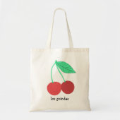 Tote Bag Cartes Flash Espagnoles Cerises Guindas Fruit (Devant)