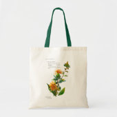 Tote Bag Carthamus Tinctoria (Devant)