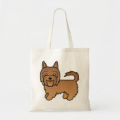 Tote Bag Carton rouge Terrier australien (Devant)