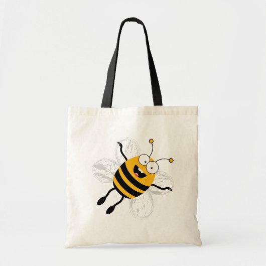 Tote Bag Cartoon Bee (Devant)