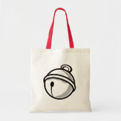Tote Bag Cartoon Black Blanc Chat Bell Pop Art Graphisme (Devant)