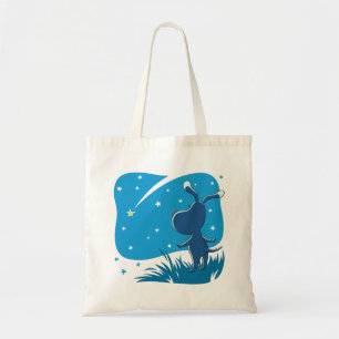 Tote Bag Cartoon Chien Chien Chiot Tir Star Ciel bleu
