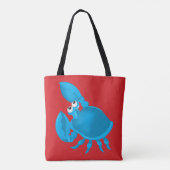 Tote Bag Cartoon crab (Dos)