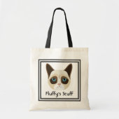 Tote Bag Cartoon de chat mignon Moderne Voyage pour animaux (Devant)