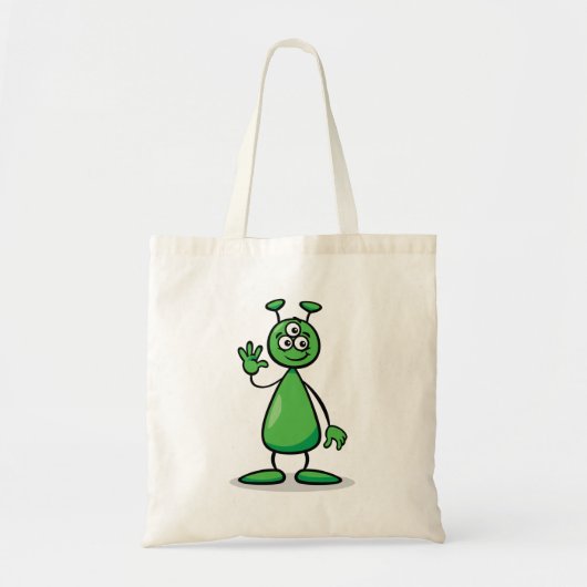 Tote Bag Cartoon Martian (Devant)