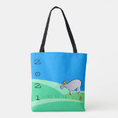 Tote Bag Cartoon Paysage Ox Nouvel An Chinois 2021 AoTB (Dos)