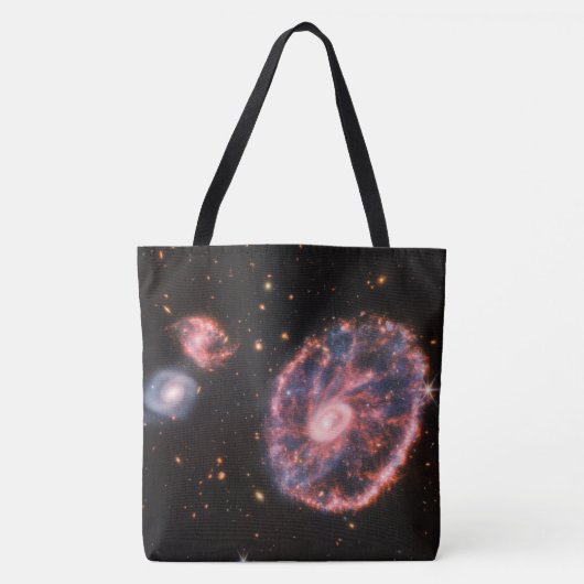 Tote Bag Cartwheel Galaxy, James Webb Télescope Spatial (Devant)
